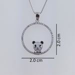 Cargar imagen en el visor de la galería, Dije Collar De Plata 0.925 Panda Collar 10