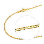 Cargar imagen en el visor de la galería, Cadena Oro Amarillo 10k Marinera 1.0mm 40cm