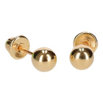 Cargar imagen en el visor de la galería, Broquel Arete Bola Dormilona 4mm Oro Amarillo 10k