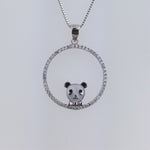 Cargar imagen en el visor de la galería, Dije Collar De Plata 0.925 Panda Collar 10