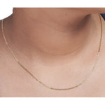 Cargar imagen en el visor de la galería, Cadena Oro Amarillo 10k Marinera 1.0mm 40cm