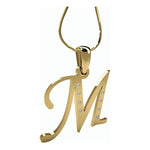 Cargar imagen en el visor de la galería, Dije De Inicial Oro 14k Con Piedras Chica