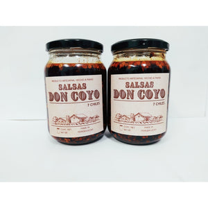 Salsa Picante 7 Chiles Salsas Don Coyo 467gr 2 Pack