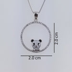 Cargar imagen en el visor de la galería, Dije Collar De Plata 0.925 Panda Collar 10
