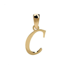 Dije De Inicial Oro 14k Letra C Ch
