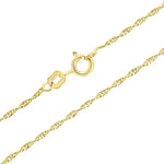 Cargar imagen en el visor de la galería, Cadena Oro 10k 55 Cm Singapur Modelo Sia
