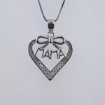 Cargar imagen en el visor de la galería, Dije Collar De Plata 0.925 Corazon Collar 9
