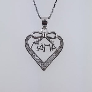 Dije Collar De Plata 0.925 Corazon Collar 9