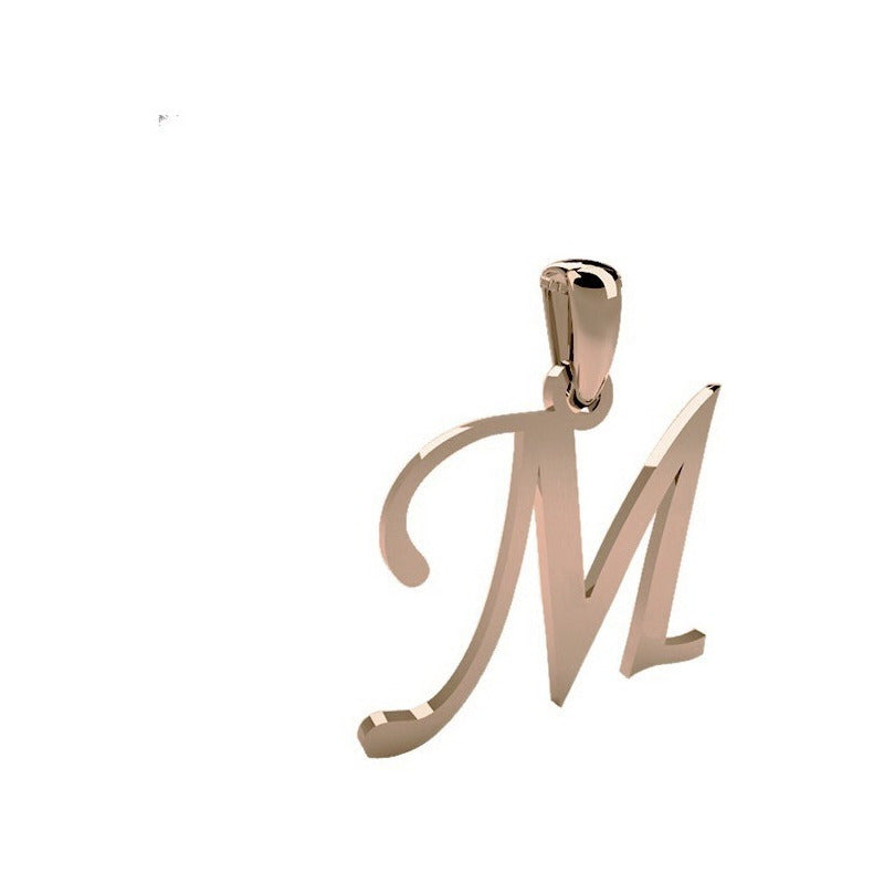Dije De Inicial Oro 14k Letra M Ch