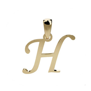 Dije De Inicial Oro 14k Letra H Ch