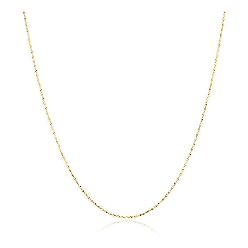 Cadena Oro 10k 55 Cm Singapur Modelo Sia