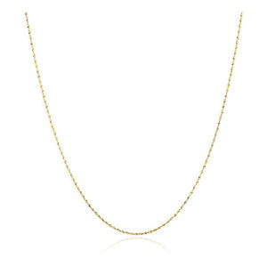 Cadena Oro 10k 55 Cm Singapur Modelo Sia