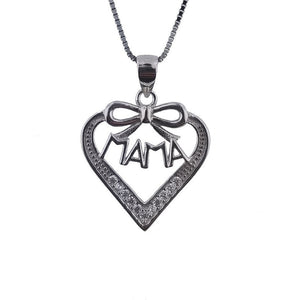 Dije Collar De Plata 0.925 Corazon Collar 9
