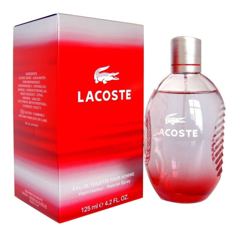 Perfume Lacoste Red Caballero 125ml Edt Nuevo