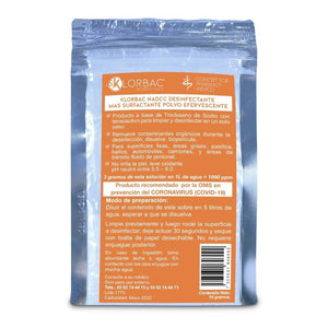 Desinfectante + Surfactante Efervescente  Klorbac 002