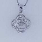 Cargar imagen en el visor de la galería, Dije Collar De Plata 0.925 Collar 12

