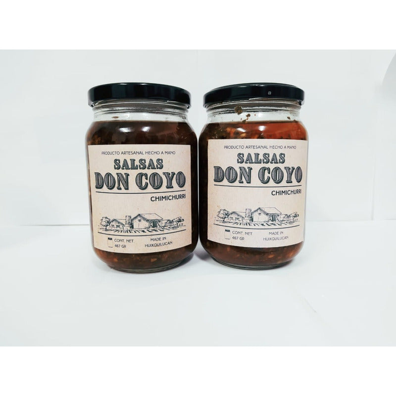 Salsa Chimichurri Salsas Don Coyo 467gr 2 Pack