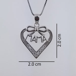 Dije Collar De Plata 0.925 Corazon Collar 9