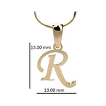 Cargar imagen en el visor de la galería, Dije De Inicial Oro 14k Letra R Ch
