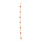 Cargar imagen en el visor de la galería, Pulsera Oro 14k Ojo Turco 14cm
