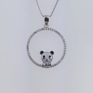 Dije Collar De Plata 0.925 Panda Collar 10