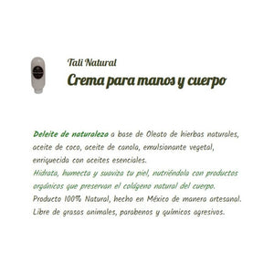 Crema Para Manos Y Cuerpo - Cereza - Tali Natural- 150 Ml