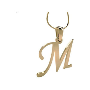 Dije De Inicial Oro 14k Letra M Ch