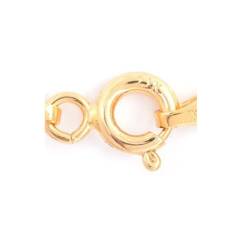 Cadena Oro 10k Valentino Espejo 3 Colores 40cm 1.3mm
