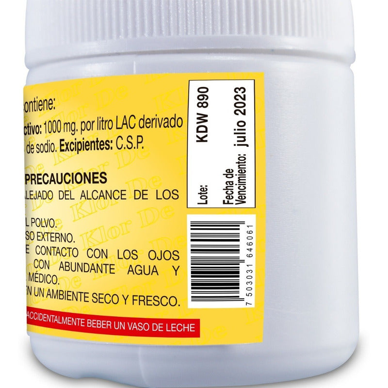 Desinfectante De Alto Nivel Para Superficies Klor-de 002